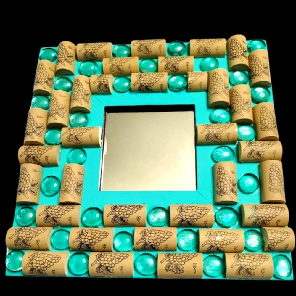 Handmade turquoise decor